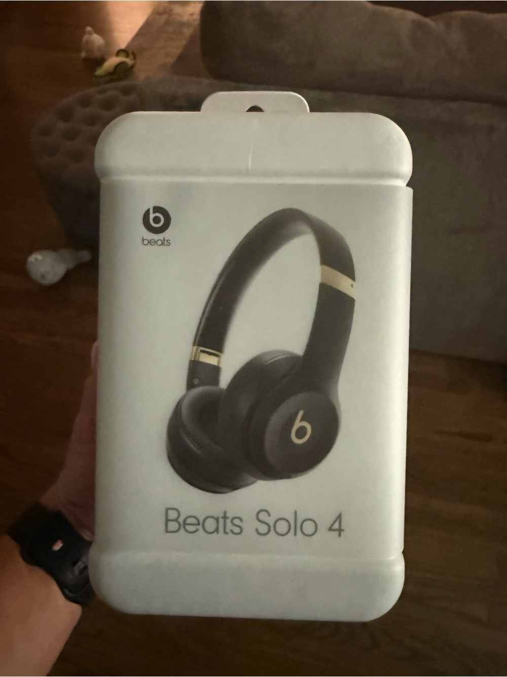 Beats by Dre Solo 4 On-Ear Headphones - Black with Gold Accents